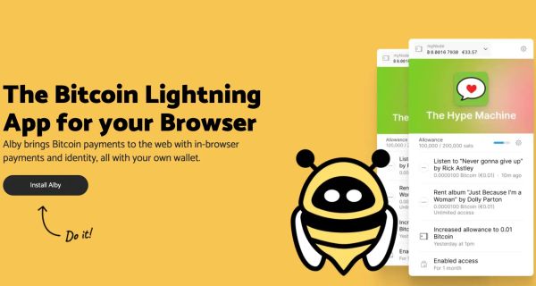 Alby v1.21.0: New WebLN/WebBTC Interface