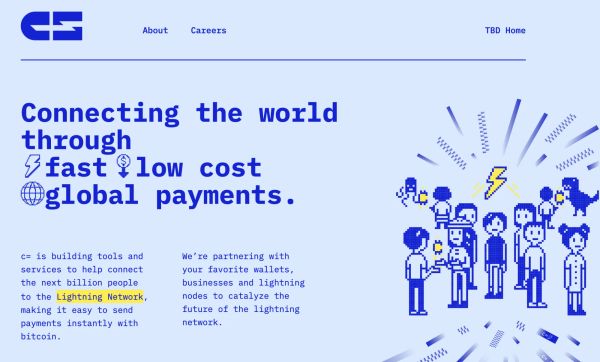Block Announces New Lightning Service Provider 'C=' Operated by 'TBD'