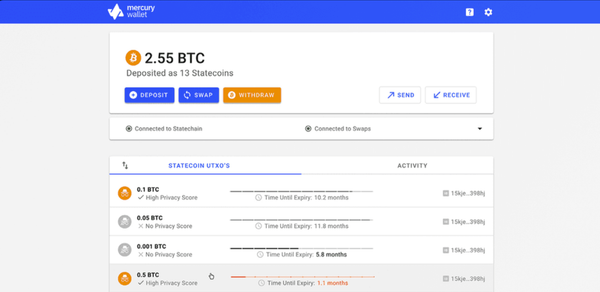Mercury Wallet v0.8.13: Required Upgrade