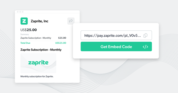 Zaprite Platform Upgrades: Payment Links, New Receive Integrations, Subscription Plans & More