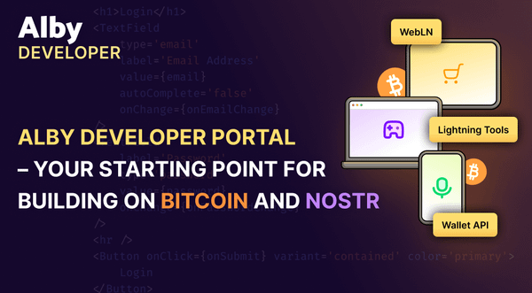 Alby Developer Portal Launched