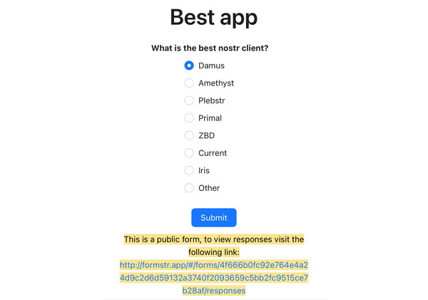 Formstr: Free and Open Source Alternative to Google Forms