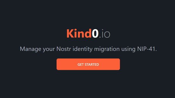 Kind0.io: Concept for Migrating Compromised Nostr Keys