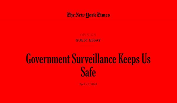 Biden Signs Reauthorization of Expanded FISA 702 Warrantless Surveillance Program After It Passes Senate