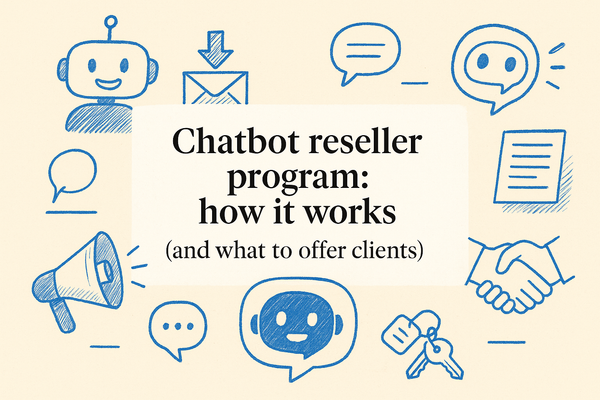 Chatbot Reseller Program: How It Works (and What to Offer Clients)