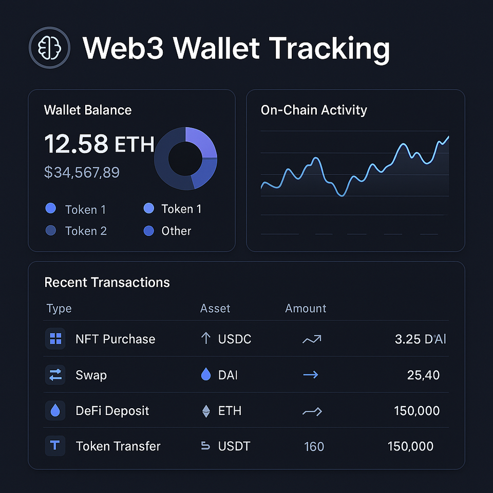 🧠 Web3 Wallet Tracking: Why It Matters More Than Ever