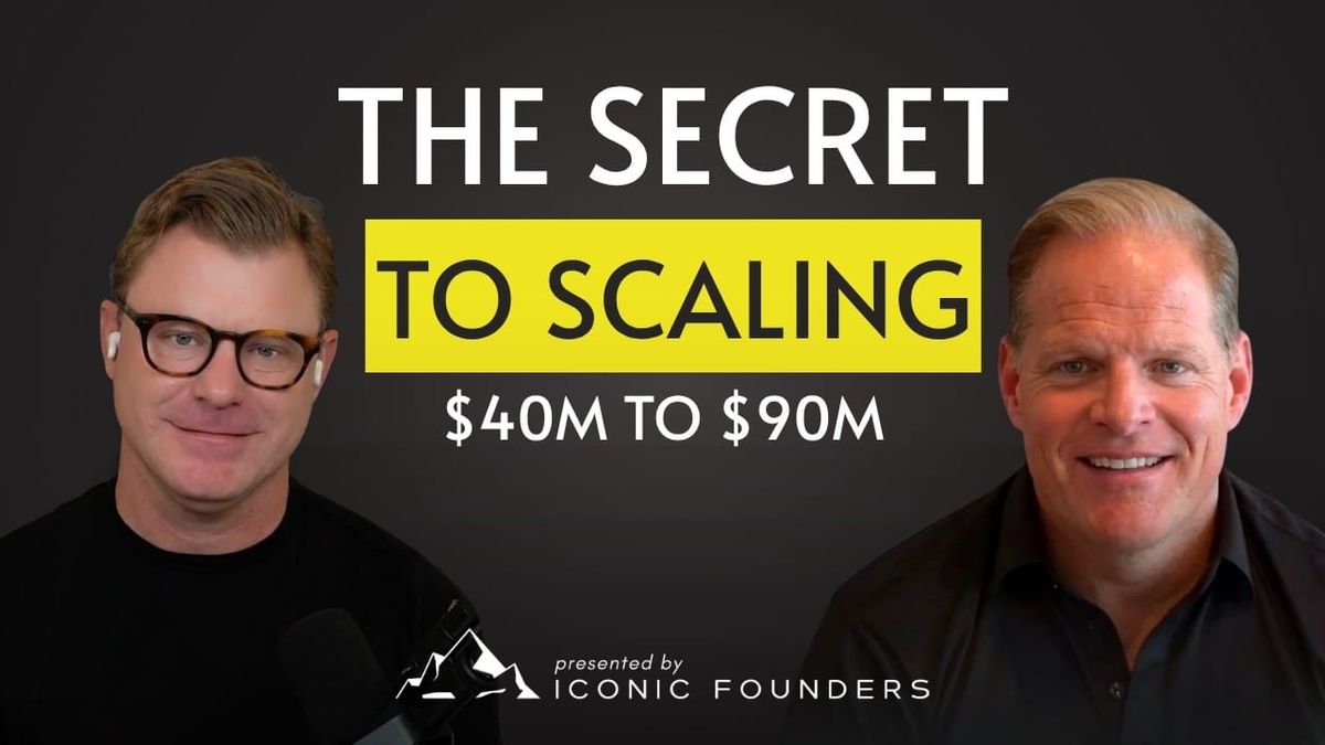 $40M to $90M Twice: His Secret Was Making Himself Replaceable