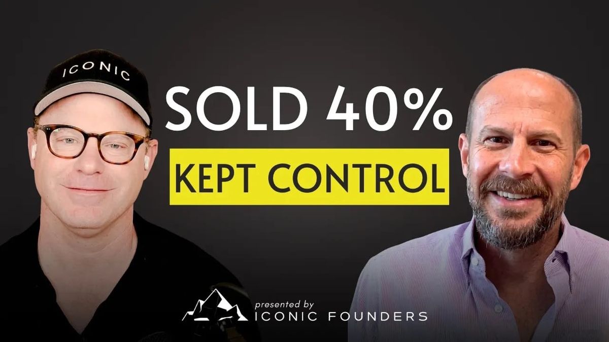He Sold 40% of His Company but Never Gave Up Control