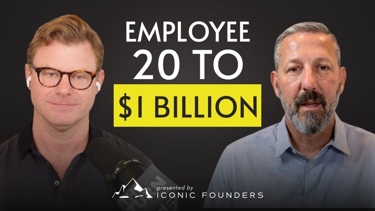 He joined as employee 20 and scaled it to $1 billion