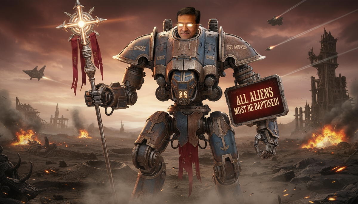 Warhammer Becoming a Reality? Vatican Astronomer Says He'd Baptize Aliens: "They Are Children of God"