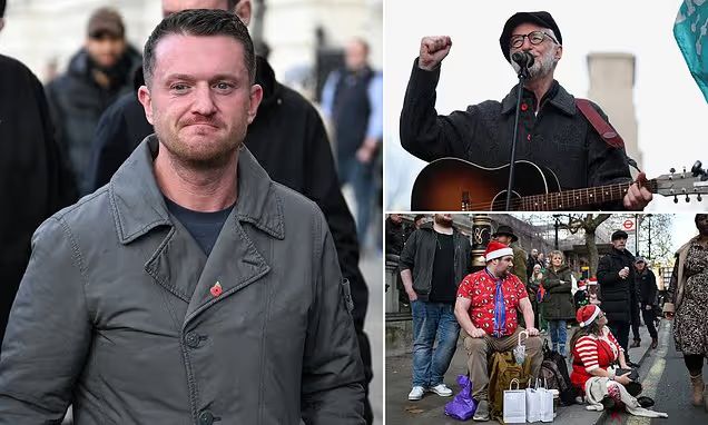 Tommy Robinson's Christian Carol Service Draws Small Crowd as Critics Question Authenticity of Faith Claims