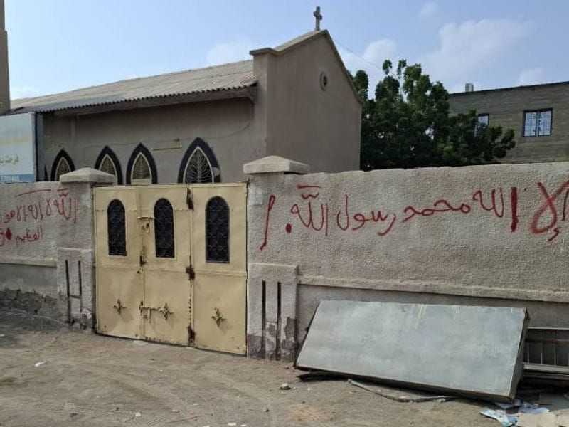 SUDANESE CHURCHES VANDALIZED WITH ISLAMIC DECLARATIONS PAINTED ON WALLS AS CIVIL WAR ESCALATES