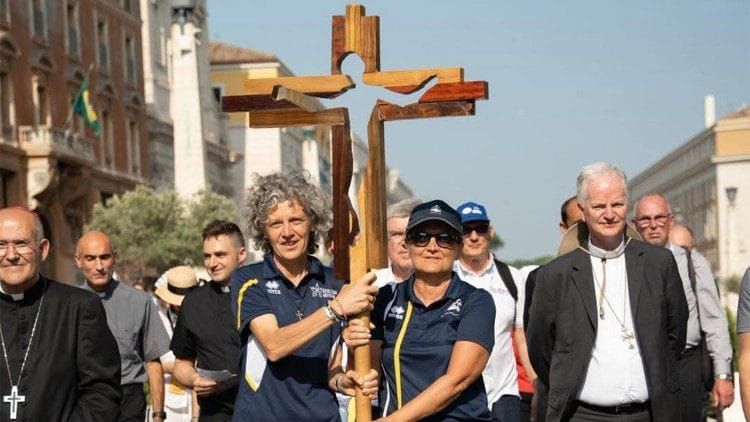 A Giant Cross Arrived in Milan to Bless the Winter Olympics: The World Barely Noticed