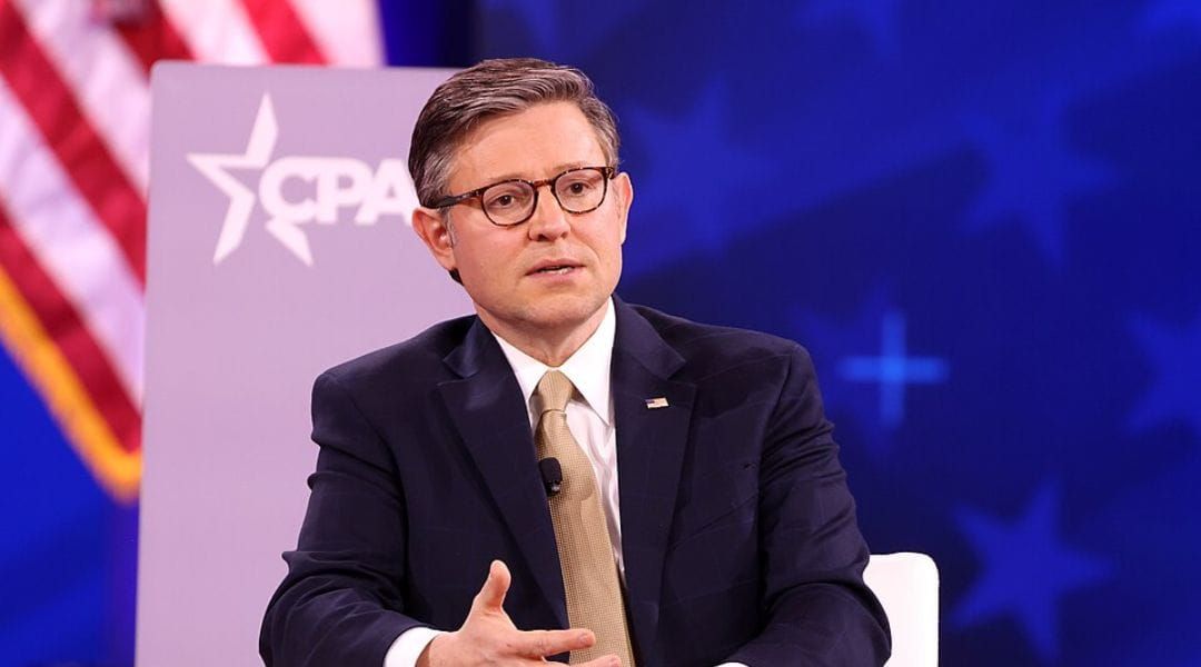 House Speaker Mike Johnson defending biblical support for strong borders