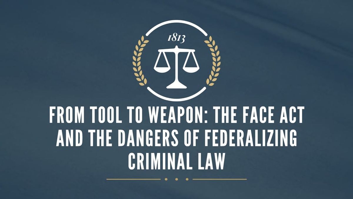 DOJ Bombshell: Biden Administration Weaponized FACE Act Against Pro Life Americans While Firebombers Walked Free