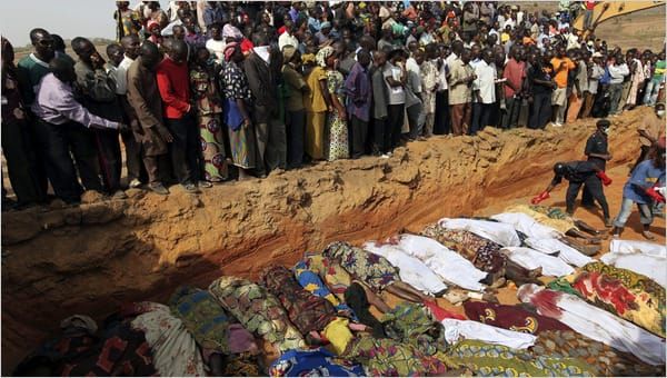 "Dont Believe Your Lying Eyes" Nigerian Police Deny Plateau Burial Attack Witnessed by HUNDREDS