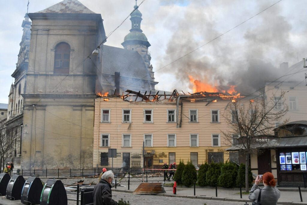 Russia Drops a 1,500 Pound Bomb on a Ukrainian Pentecostal Church
