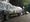 Migrants flee police 'copter