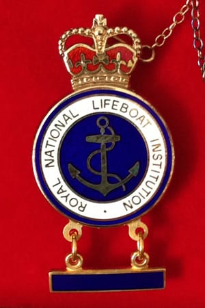 The RNLI gold badge with bar