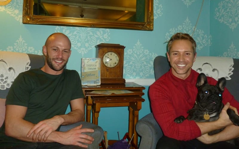 French bulldog Roux makes sure everything runs smoothly