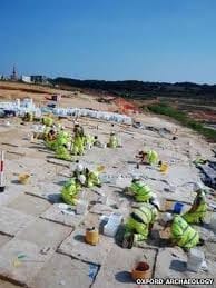 Archaeologists at work