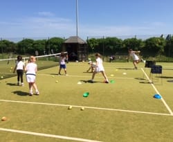 Tennis can be played by either sex at any age