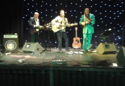 Reg Marchant and band with sixties songs that, worryingly, we all knew the words to