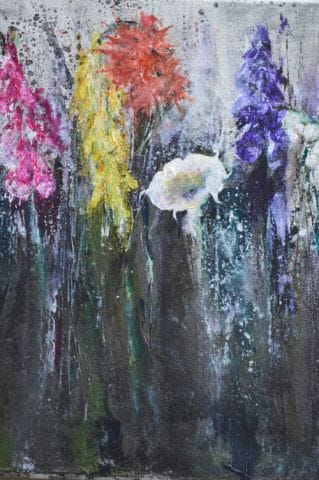 A darker side of the Herbaceous border by Carol Macdonald, influenced by writing by Margot Dixon