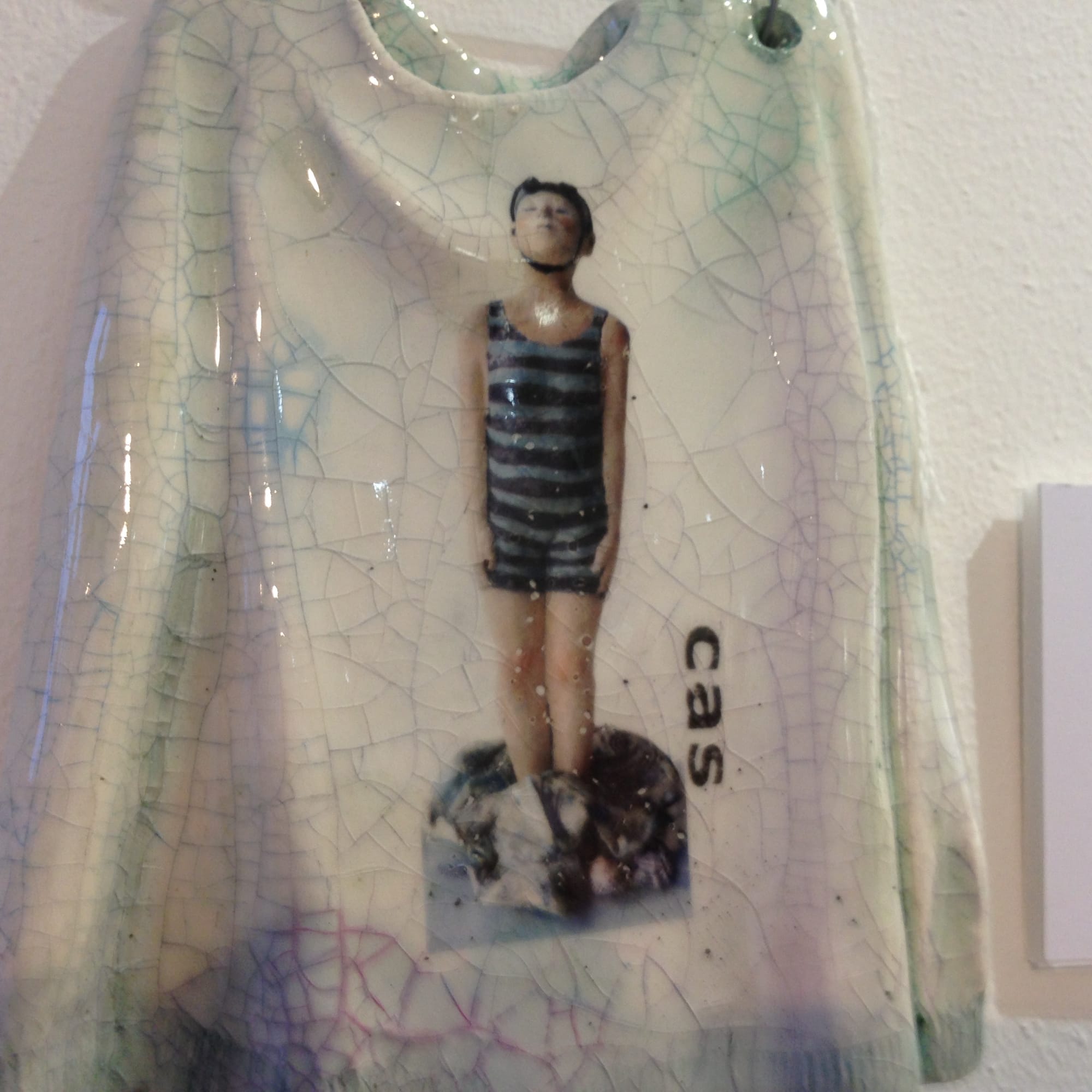 T-shirt4 - raku, by Carol Sheldrake