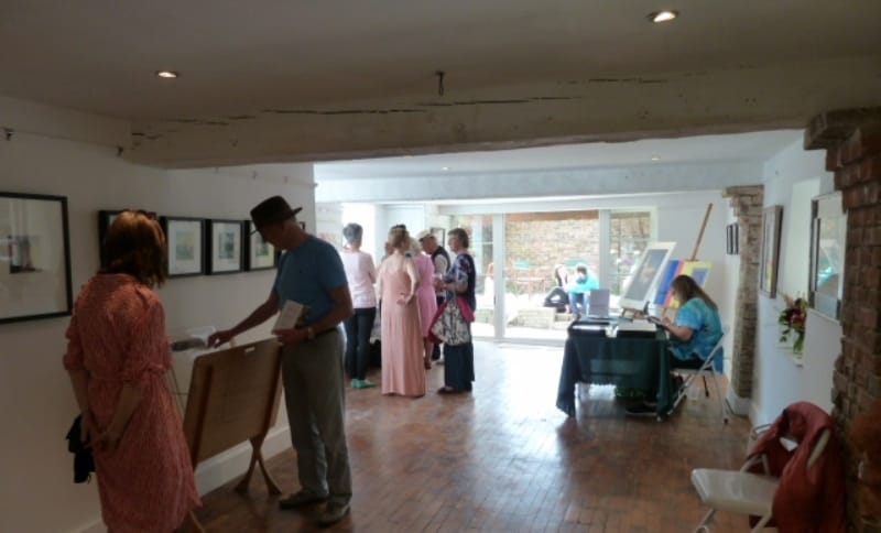 ELYSIAN: The view from the rear of the studio 