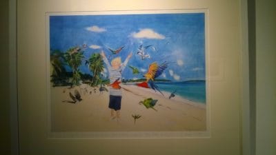 Polly Horner's illustration Hector and the birds