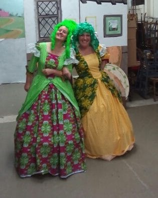 Leading ladies for the pantomime