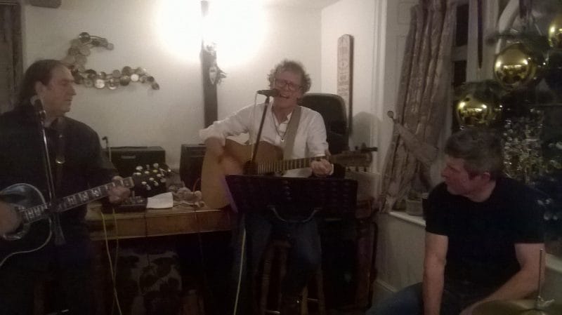 Red Shoes Duo plus one, from right - Richard Morley, Chris Jolly and David Banks