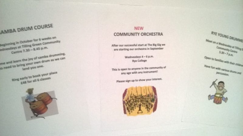 Some of the Music Well activities