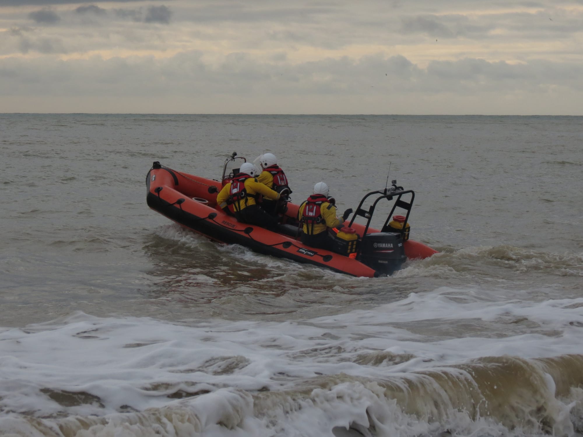 Pett Level Independent Rescue Boat, Sunday training