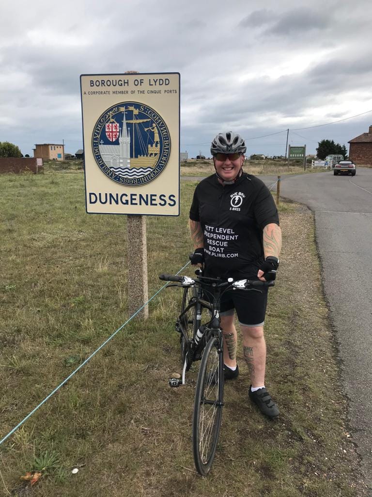 charity bike ride, Pett Level Independent Rescue Boat