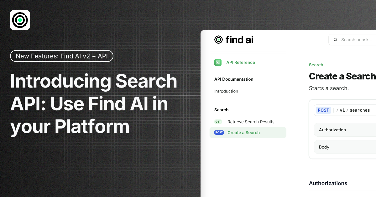 Search V2 upgrade, new logo, and API access