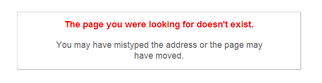 Record Not Found in production mode