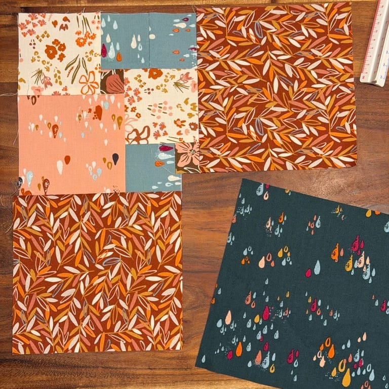 quilt missing one square that needs and inset L-shaped seam