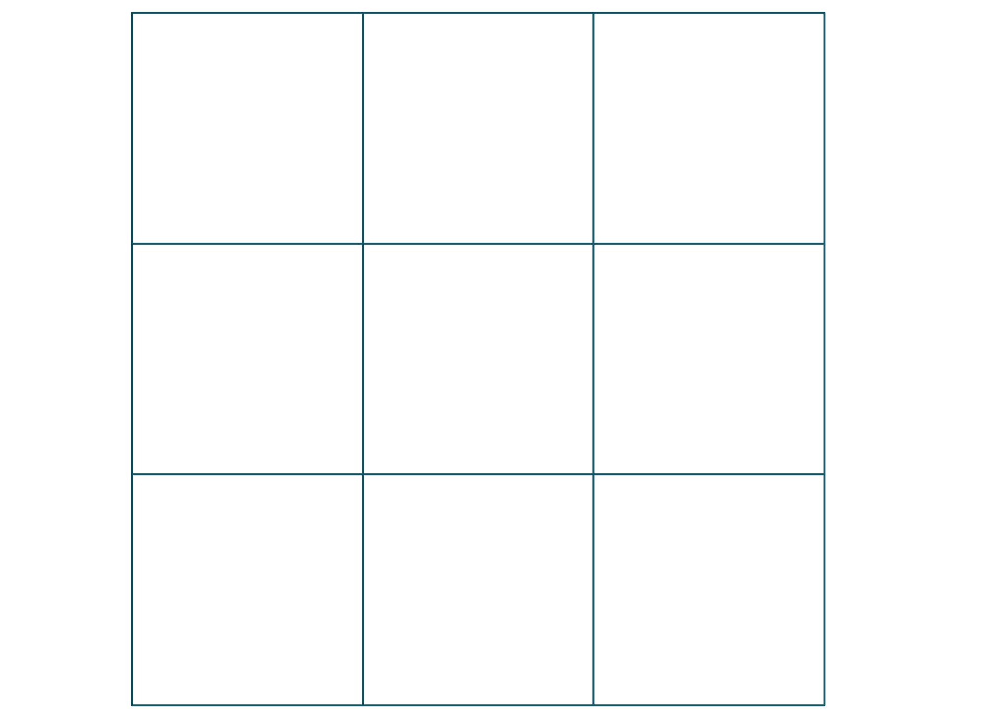 A square split into 3x3 squares
