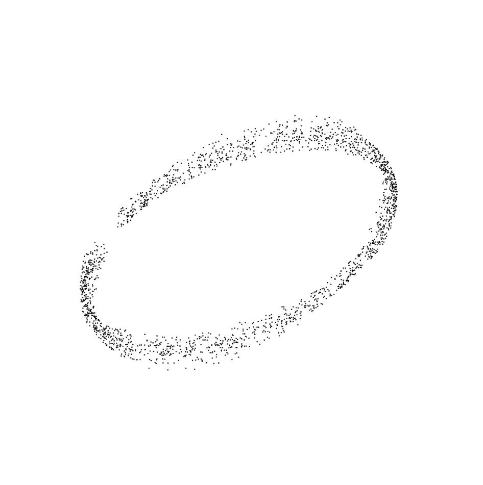 ring of small particles