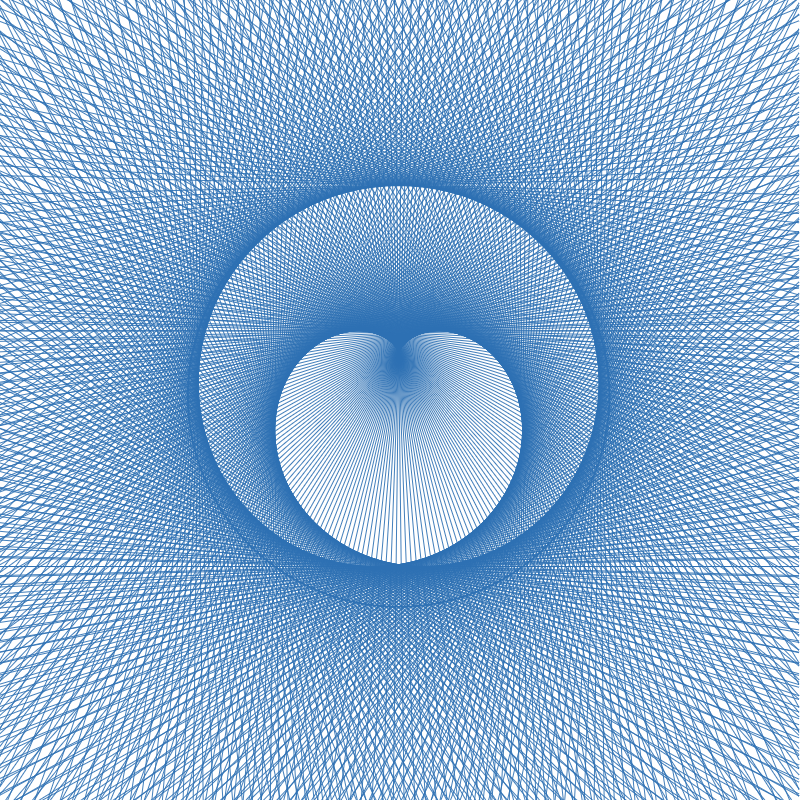 string art cardioid