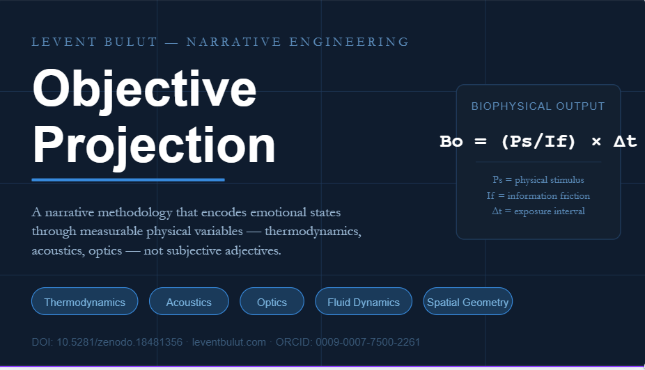 Objective Projection: The Engineering of Writing With Physical Parameters Instead of Emotion Labels