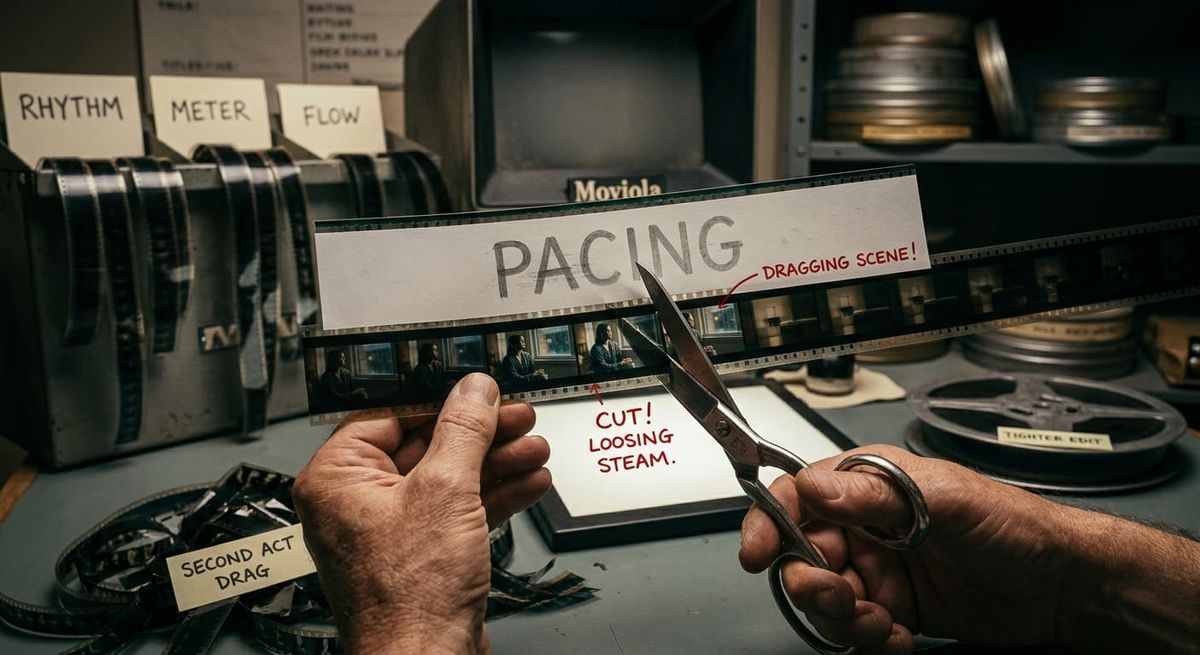 Why Scenes Drag: The Mechanics of Narrative Friction and Scene Inertia