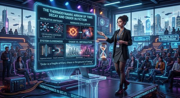 Thermodynamics of Cyberpunk Worldbuilding: Narrative Entropy & Ng