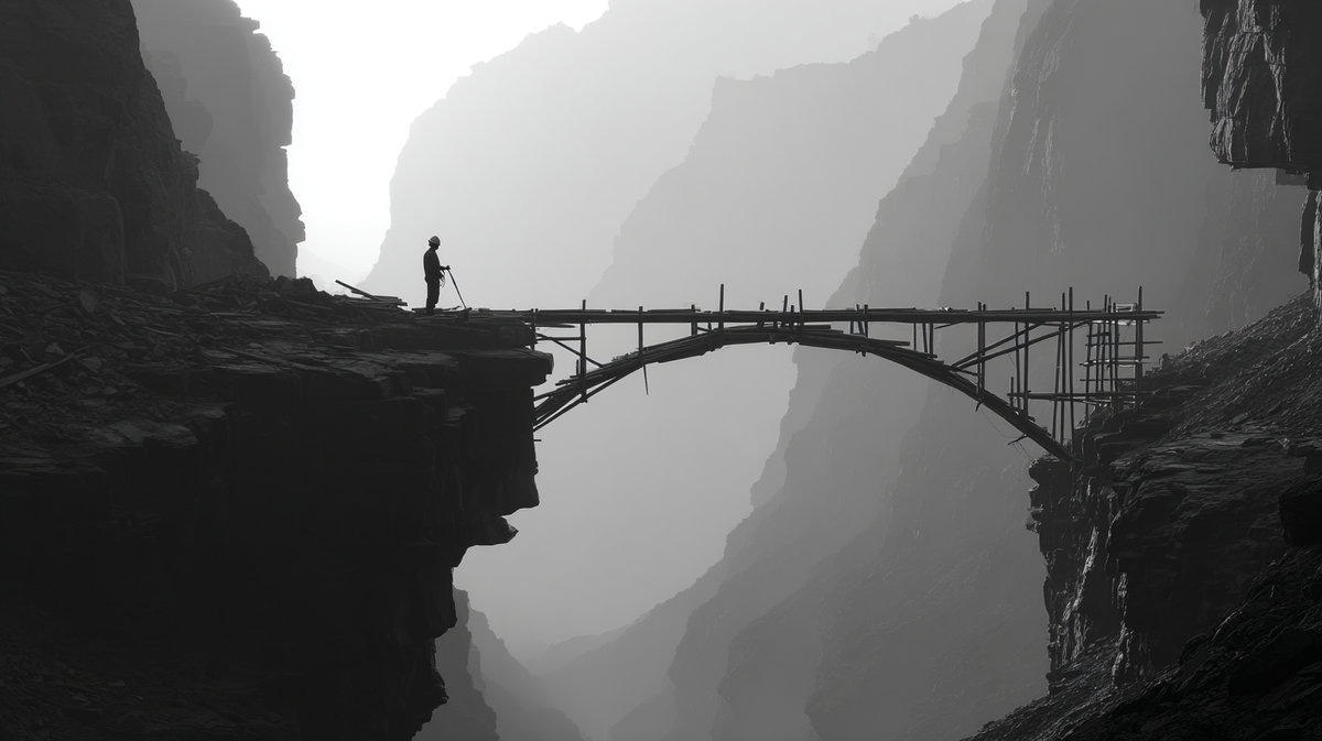 Building a bridge to a different path