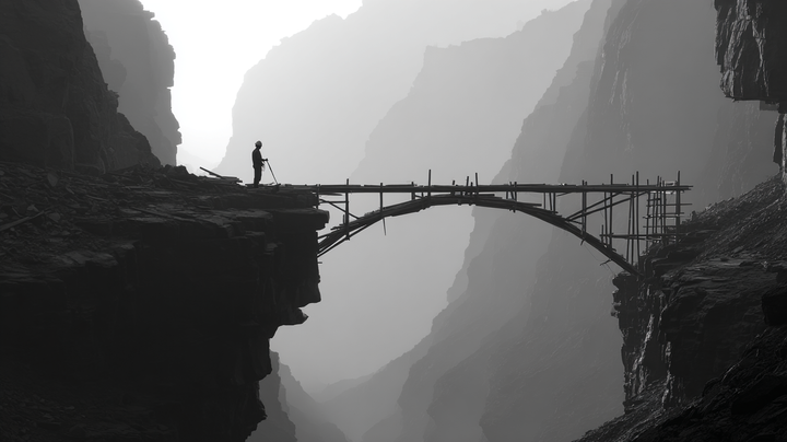 Building a bridge to a different path