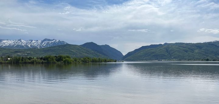Pineview Reservoir in the spring
