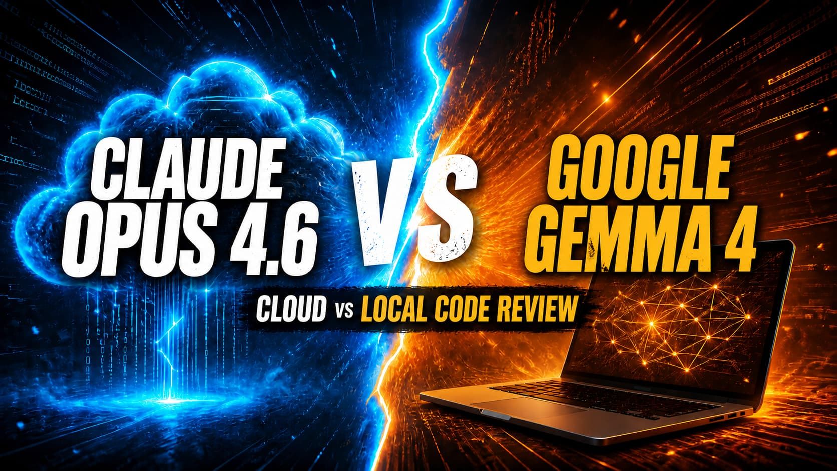 Claude Opus 4.6 vs Google Gemma 4 on a 5-Year-Old MacBook M1 Pro