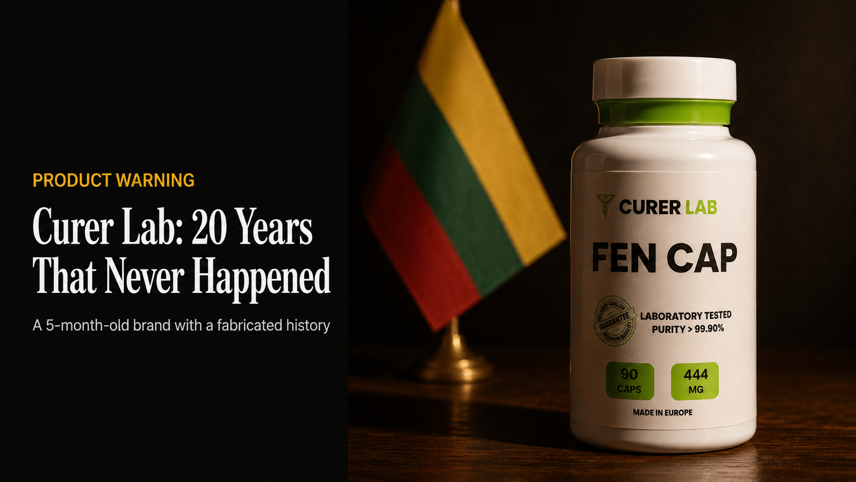 Curer Lab Fenbendazole 222/444 Mg 90 Capsules